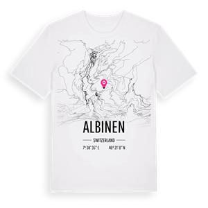 Albinen karta t-shirt – ekologisk bomull t-shirt från Pinshirt