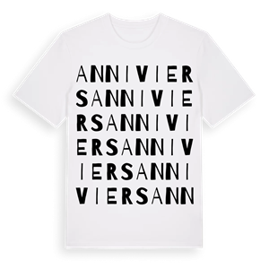 Anniviers ordlek t-shirt – ekologisk bomull t-shirt från Pinshirt