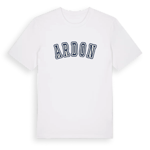 Ardon college t-shirt – ekologisk bomull t-shirt från Pinshirt