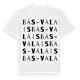 Bas-Valais ordlek t-shirt
