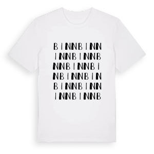 Binn ordlek t-shirt – ekologisk bomull t-shirt från Pinshirt