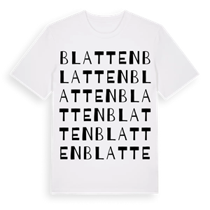 Blatten ordlek t-shirt – ekologisk bomull t-shirt från Pinshirt