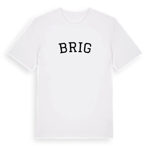 Brig böjd t-shirt – ekologisk bomull t-shirt från Pinshirt