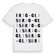 Brig-Glis ordlek t-shirt