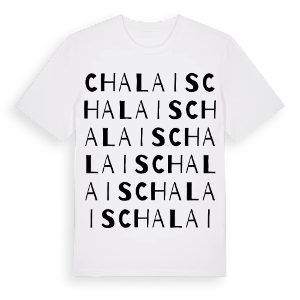 Chalais ordlek t-shirt – ekologisk bomull t-shirt från Pinshirt