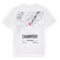 Champéry karta t-shirt