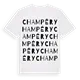 Champéry ordlek t-shirt