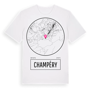 Champéry t-shirt – ekologisk bomull t-shirt från Pinshirt