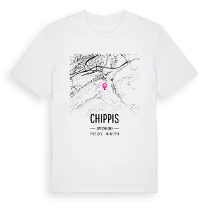 Chippis karta t-shirt – ekologisk bomull t-shirt från Pinshirt