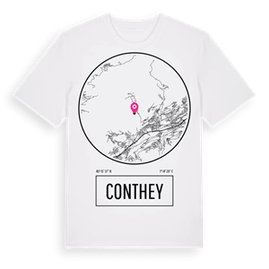 Conthey t-shirt – ekologisk bomull t-shirt från Pinshirt