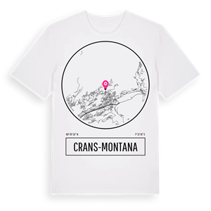 Crans-Montana t-shirt – ekologisk bomull t-shirt från Pinshirt