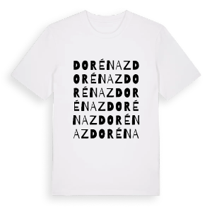 Dorénaz ordlek t-shirt – ekologisk bomull t-shirt från Pinshirt