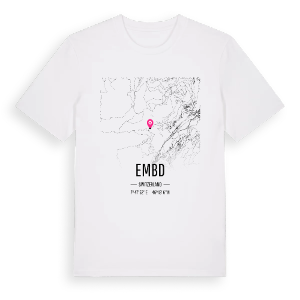 Embd karta t-shirt – ekologisk bomull t-shirt från Pinshirt