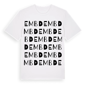 Embd ordlek t-shirt – ekologisk bomull t-shirt från Pinshirt