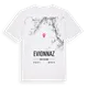 Evionnaz karta t-shirt