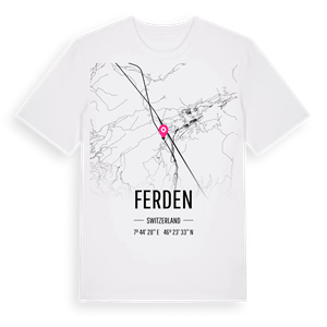 Ferden karta t-shirt – ekologisk bomull t-shirt från Pinshirt