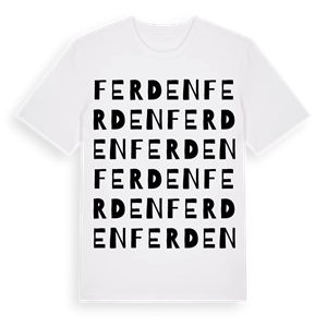 Ferden ordlek t-shirt – ekologisk bomull t-shirt från Pinshirt