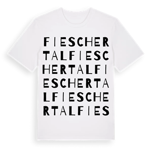 Fieschertal ordlek t-shirt – ekologisk bomull t-shirt från Pinshirt