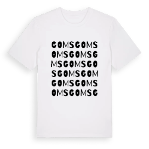 Goms ordlek t-shirt – ekologisk bomull t-shirt från Pinshirt
