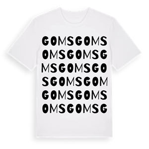 Goms ordlek t-shirt – ekologisk bomull t-shirt från Pinshirt