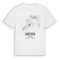 Grächen karta t-shirt