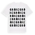 Grône ordlek t-shirt