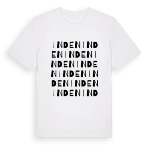 Inden ordlek t-shirt – ekologisk bomull t-shirt från Pinshirt