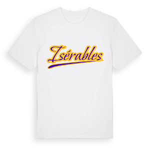 Isérables baseball t-shirt – ekologisk bomull t-shirt från Pinshirt