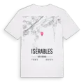 Isérables karta t-shirt