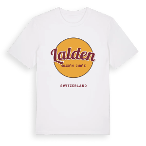 Lalden cirkel t-shirt – ekologisk bomull t-shirt från Pinshirt