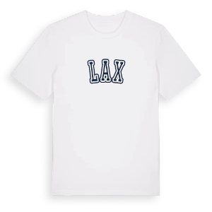 Lax college t-shirt – ekologisk bomull t-shirt från Pinshirt