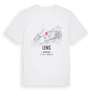 Lens karta t-shirt – ekologisk bomull t-shirt från Pinshirt