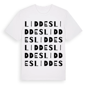 Liddes ordlek t-shirt – ekologisk bomull t-shirt från Pinshirt