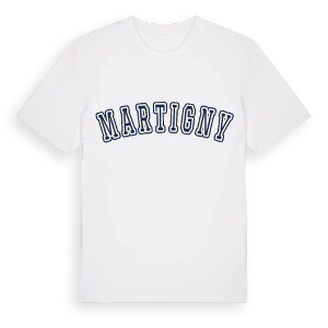 Martigny college t-shirt – ekologisk bomull t-shirt från Pinshirt