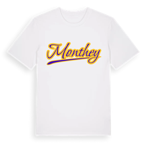 Monthey baseball t-shirt – ekologisk bomull t-shirt från Pinshirt