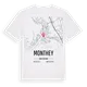 Monthey karta t-shirt