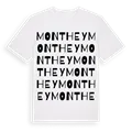 Monthey ordlek t-shirt