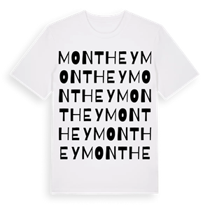 Monthey ordlek t-shirt – ekologisk bomull t-shirt från Pinshirt