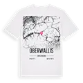 Oberwallis karta t-shirt