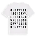 Oberwallis ordlek t-shirt