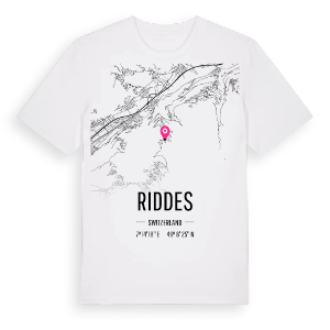 Riddes karta t-shirt – ekologisk bomull t-shirt från Pinshirt