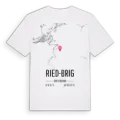 Ried-Brig karta t-shirt