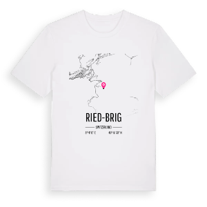Ried-Brig karta t-shirt – ekologisk bomull t-shirt från Pinshirt