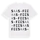 Saas-Fee ordlek t-shirt