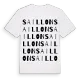Saillon ordlek t-shirt