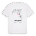 Saint-Maurice karta t-shirt