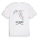 Saint-Maurice karta t-shirt