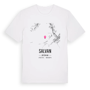 Salvan karta t-shirt – ekologisk bomull t-shirt från Pinshirt