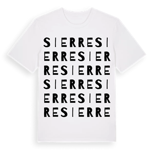Sierre ordlek t-shirt – ekologisk bomull t-shirt från Pinshirt