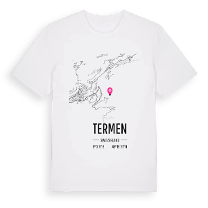 Termen karta t-shirt – ekologisk bomull t-shirt från Pinshirt